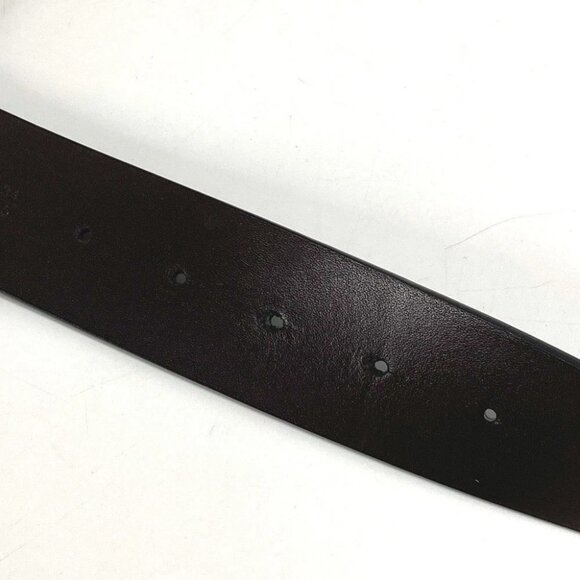 BURBERRY TB logo Buckle belt for bottoms belt Leather Black/SilverHardware - Picture 8 of 12